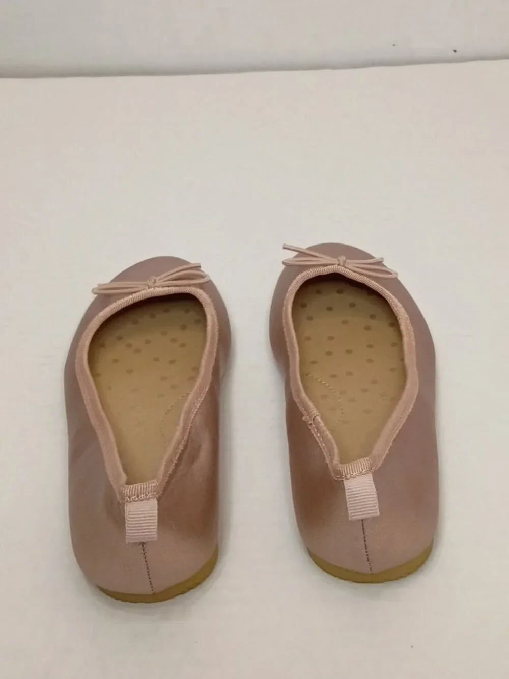 Cat & Jack Girls Rose Gold Ballet Flats Size 13 Youth